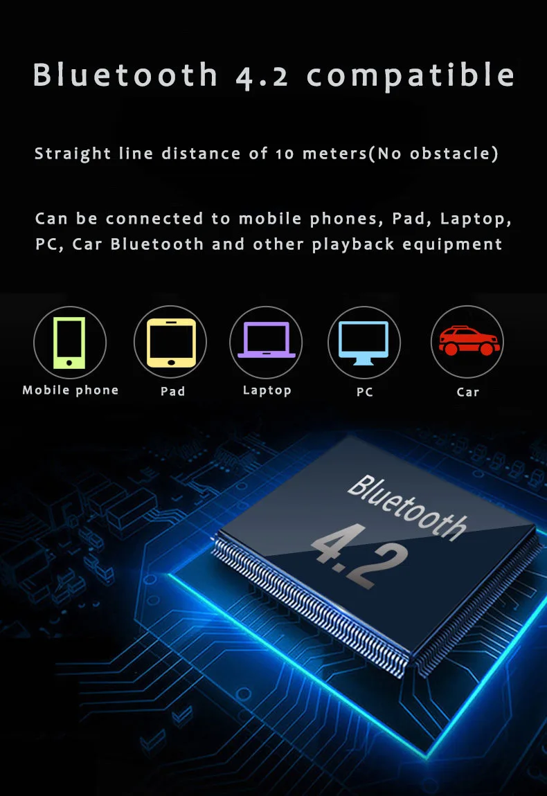 Hifi Portable wireless Speaker FM Radio Move KTV 3D Sound system Sound bar sub woofer portable column FM radio speaker - ANKUX.COM