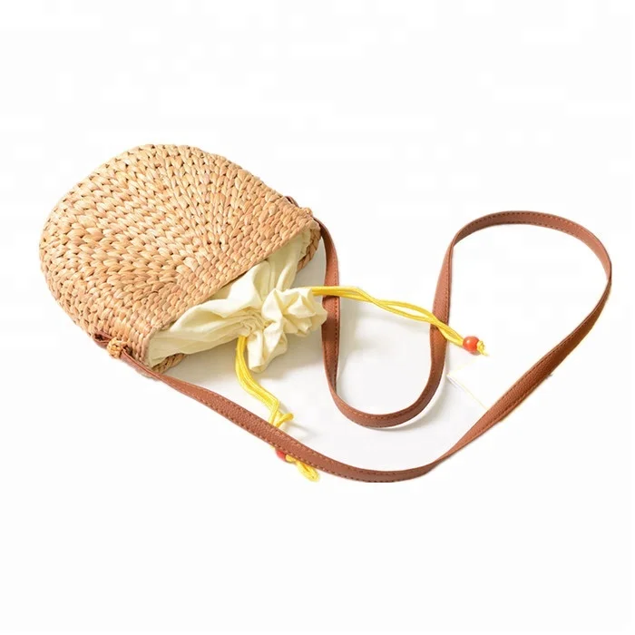 

Fashion Natural Straw Sling Min Bag for Beach Travelling