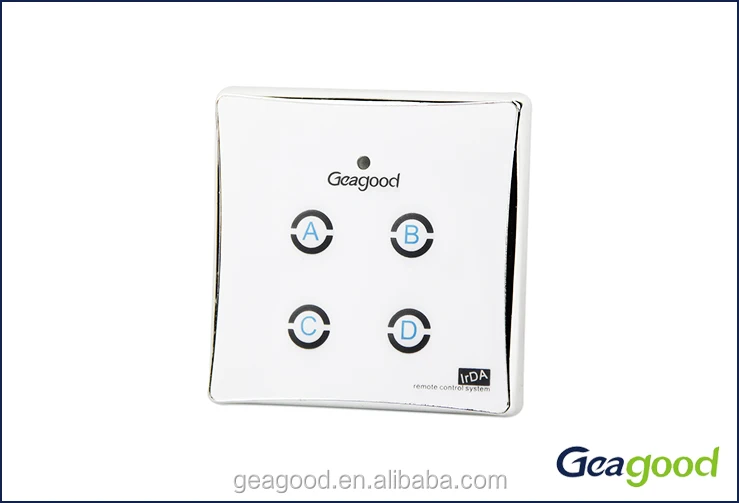 Geagood Ir Remote Control Switch 4 Channels Led Sensor Light Panel 86