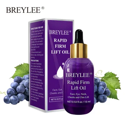 

BREYLEE Essential Oil Rapid Firming Lifting Face Essence Oil Massage Anti Wrinkle Anti-Aging Powerful V Shape Facial Skin Care