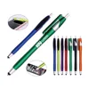 Wholesale Small Quantity High Quality Fashional Promotional Plastic Ballpoint Stylus Pen with Screen Cleaner&Customized LOGO