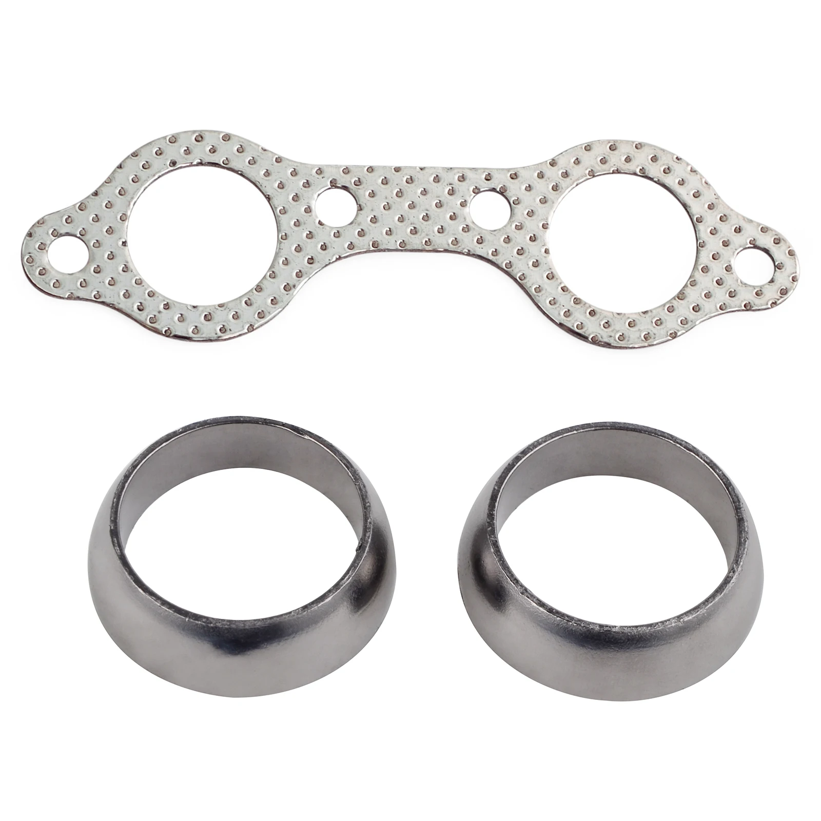 Nicecnc Exhaust Donut + Manifold Gasket Rebuild Kit For Polaris 3610047