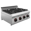 Restaurant kitchen equipment 4 burners table top gas cooking range