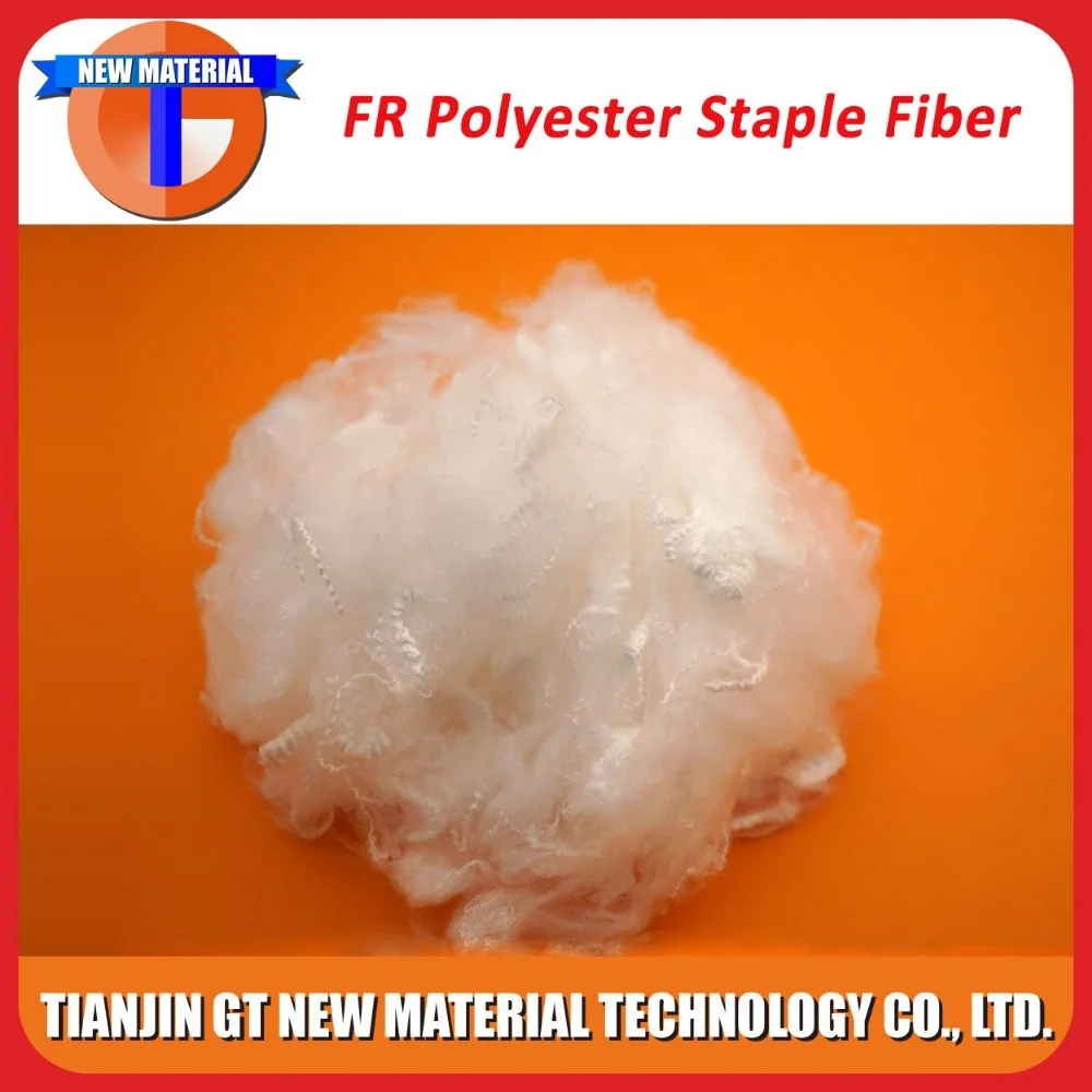 Fr Anti Flame Polyester Fiber,Virgin Polyester Fiber Flame Retardant