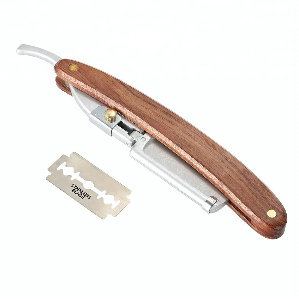 

Folding Barbershop Straight Blade Shaving Razor Double Edge Razor