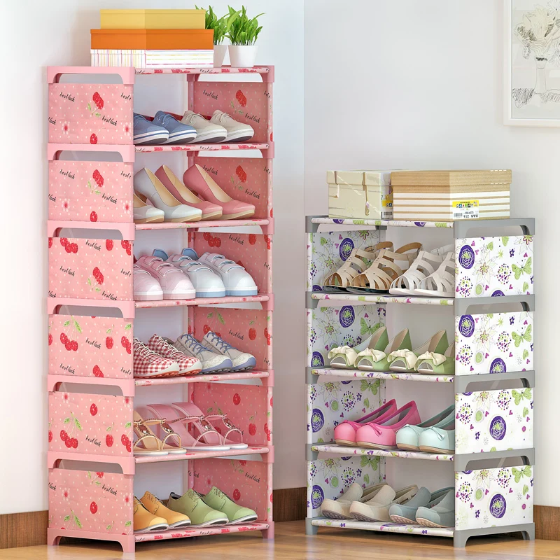 
Suoernuo Non-Fabric Telescopic shoe rack 