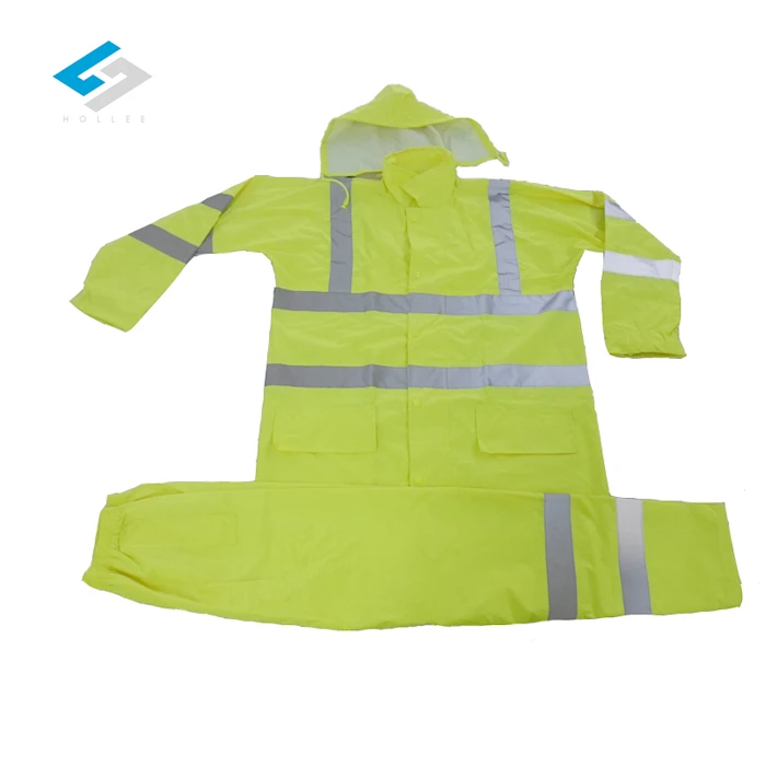 Pvc/polyester Working Raincoat/rainsuit With Strong Quality Buy Long