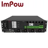 Telecom 3U power system supply with SNMP controller, 48V 1800w rectifier, SPD and load distribution unit