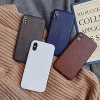 

luxury crocodile texture leather phone case for iphone 6 7 8,for iphone x leather phone case