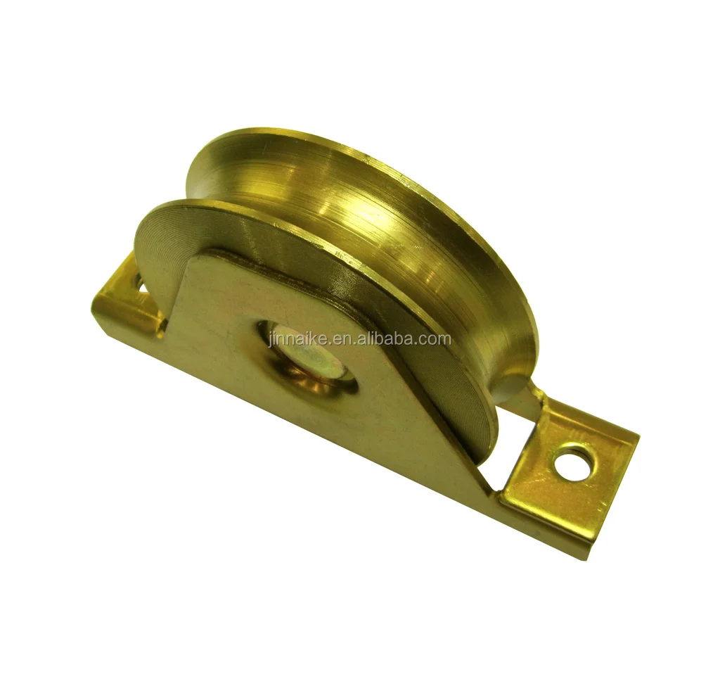 Automatic Sliding Steel Gate Carriage Door Pulley With Bracket Gate