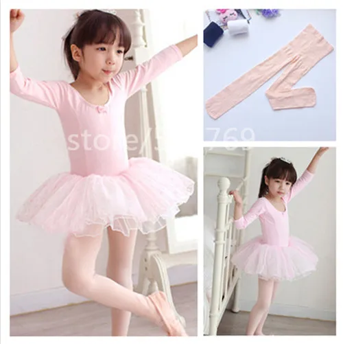 Spring Summer Girls Children Velvet Ballet Stockings 120D High Elastic Pantyhose Professional Practice Dancing Tights