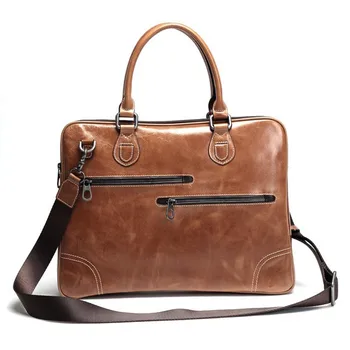 leather laptop sling bag