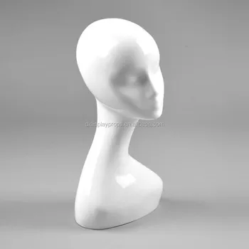 Dl876 Female Mannequin Head With Shoulders Buy Fabric Covered
