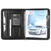 new business style file folder with dividers with calculator