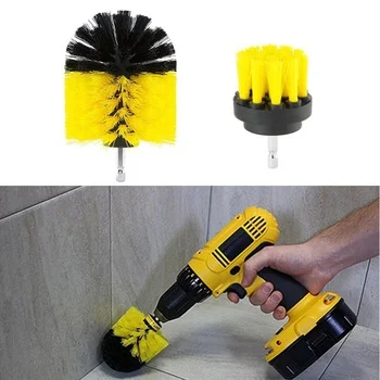 
3pcs Set Power drill cleaning brush set for carpet cleaning brush for drill 