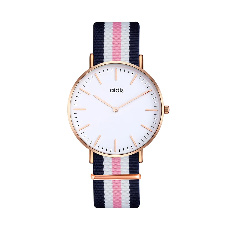 

Fashion Leather Nylon Hand OEM ODM Custom LOGO Wrist Watches Wholesale Watch For Girl