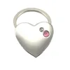 Factory directly selling customized heart shape shiny key chain for small gifts