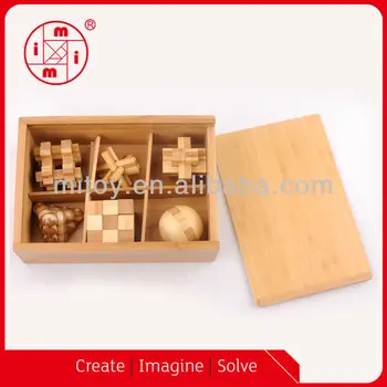 6 wooden block puzzle