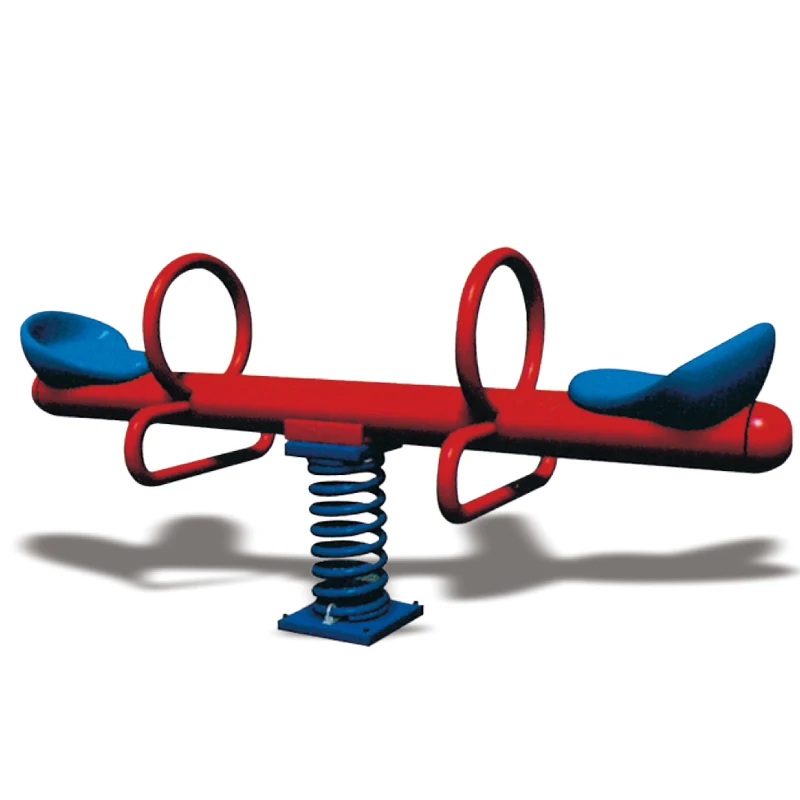 

Popular sale kindergarten outdoor playground metal seesaw, Optional