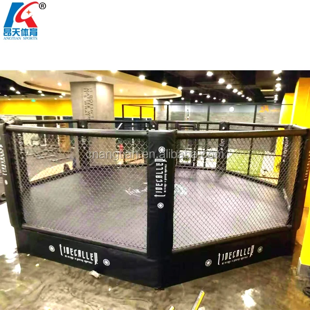 

UFC fighting used boxing ring floor hexagon mma cage mma octagon for sale, Blue/black/yellow/orange/red/green/white