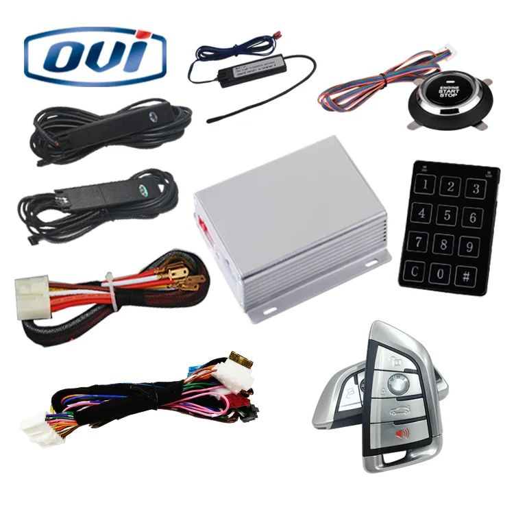 2018 Function Powerful Remote Starter Microchip Car Alarm System For