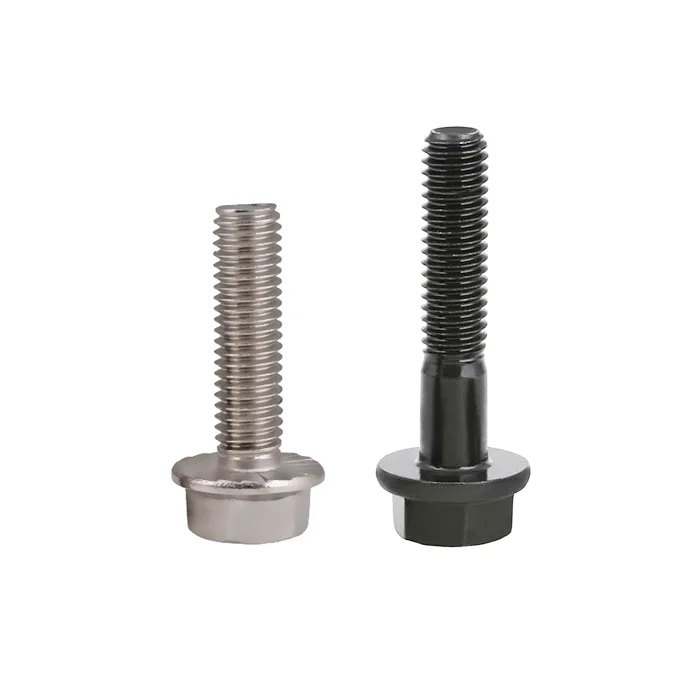 
Hexagon flange bolts as DIN ISO GB JIS standard Coarse Fine thread pitch M5 M10 to M20 size 