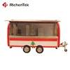 Low cost mobile food trucks van for sale customizable ice cream vending cart