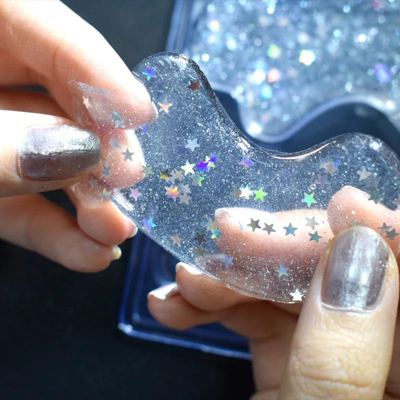 Wholesale In Stock Collagen Star Sparkles Glitter Under Eye Gel Pads