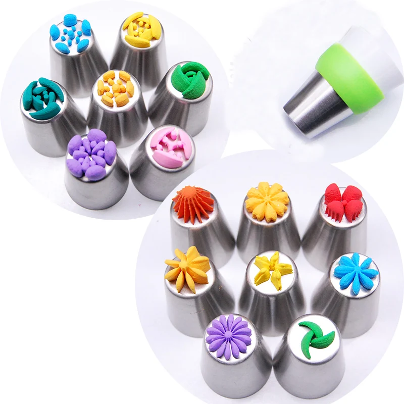 

Kitchen Carving Tools Stainless Steel Cake Decorating Tools Tip Set Icing Nozzles