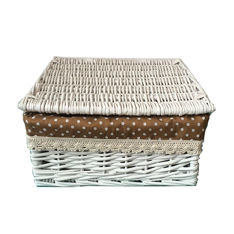 Black Nylon Belts Woven Baskets With 2 Drawer Metal Frame Shelves