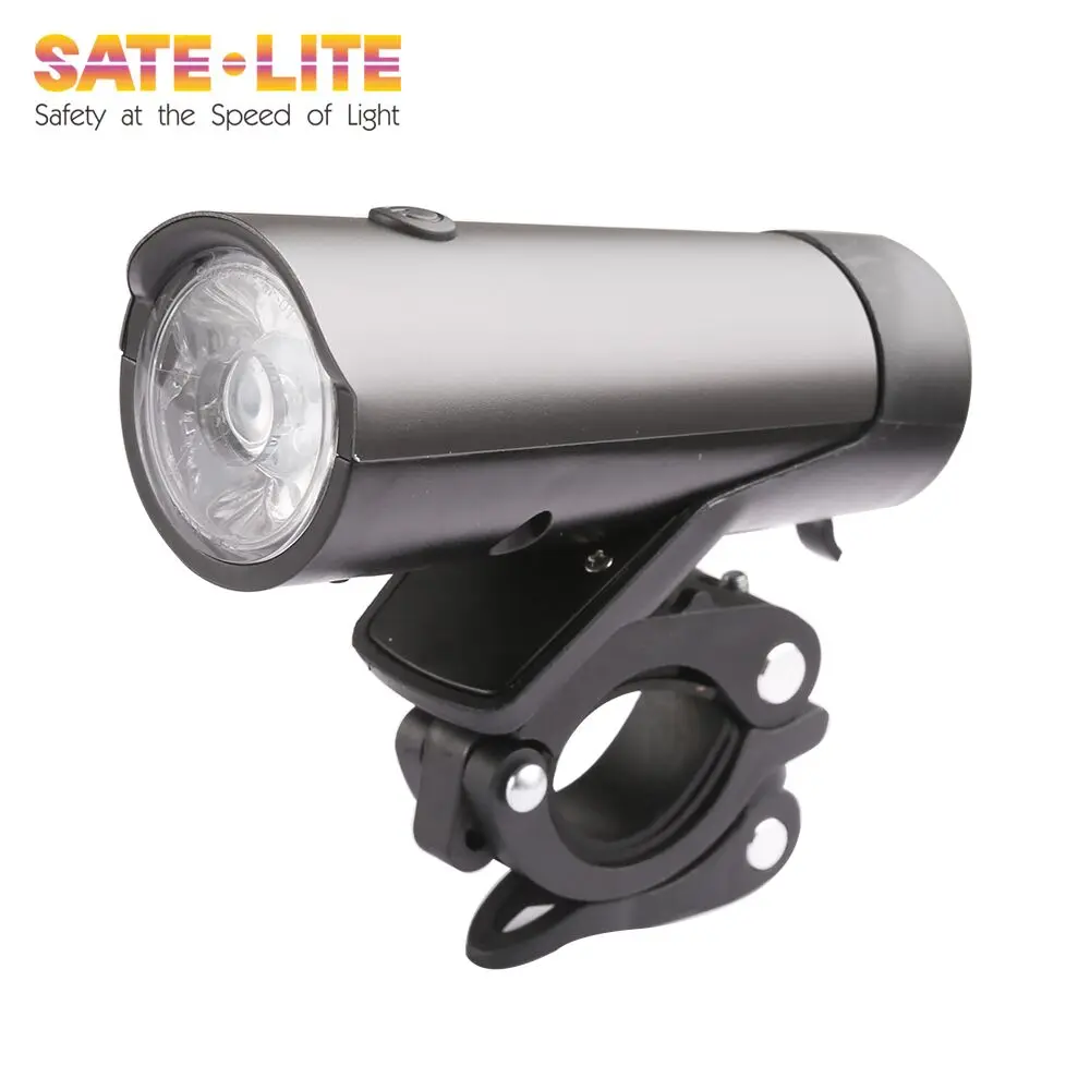 Sate-lite bike light Germany StVZO approved , K mark  Li-ion battery USB rechargeable LED bicycle front light  LF-01