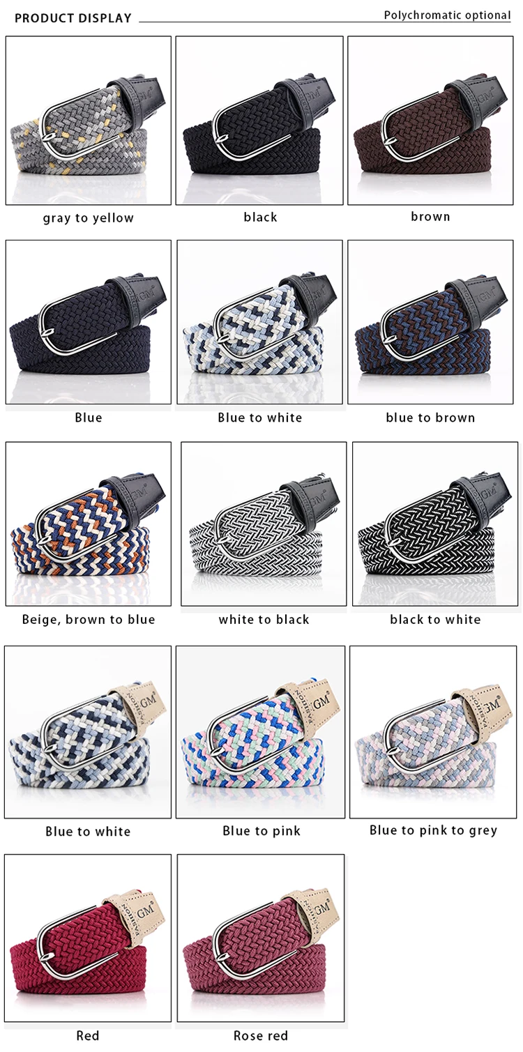 IGM heavy duty webbing elastische riem golf belts men