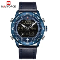 

NAVIFORCE 9144 Men LED Digital & Quartz Watches Casual Creativity Sport Watches With Factory Price
