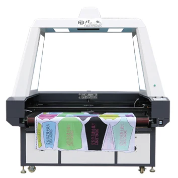 
Sublimation t shirt clothing industry Auto Feeding Mini Laser Cutting Machine 