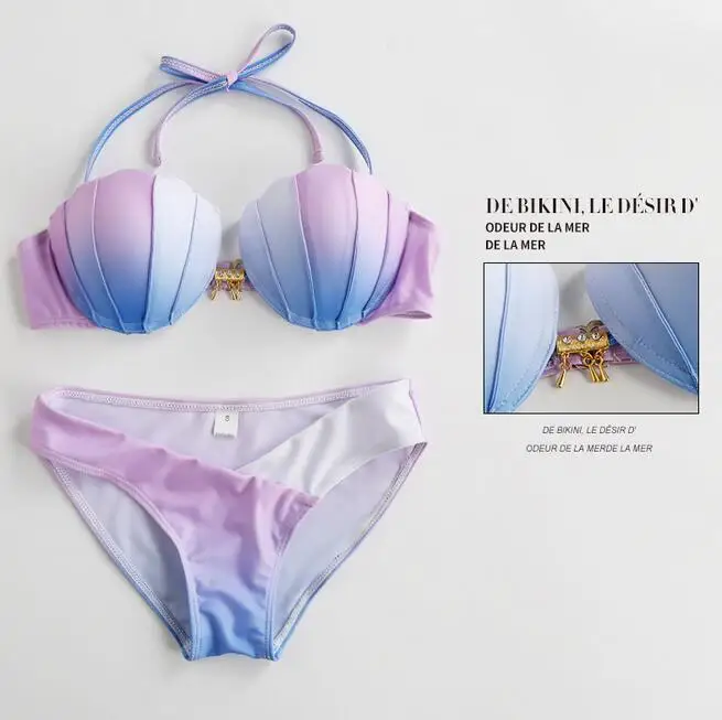 mermaid bathing suit top