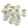 White DIP Type Coin Cell Button Battery Holder Socket for CR2032