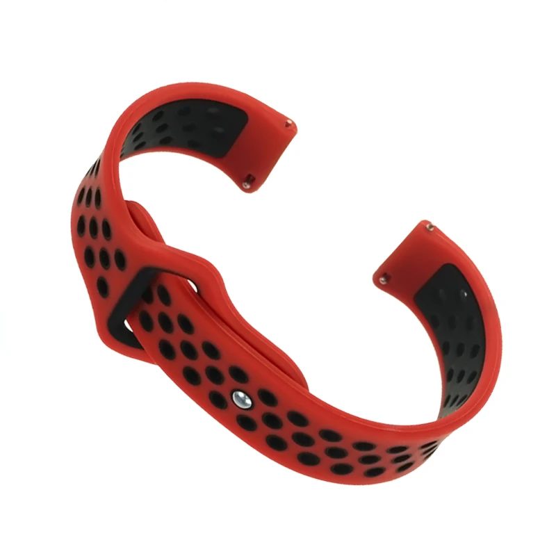 

20mm universal Silicon Watch Band for Xiaomi Huami Amazfit Bip TICWATCH2 Gear Sport WELOOP, Multi-color optional or customized