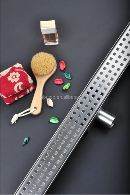 stainless steel floor drain shower drain linear channel drainage