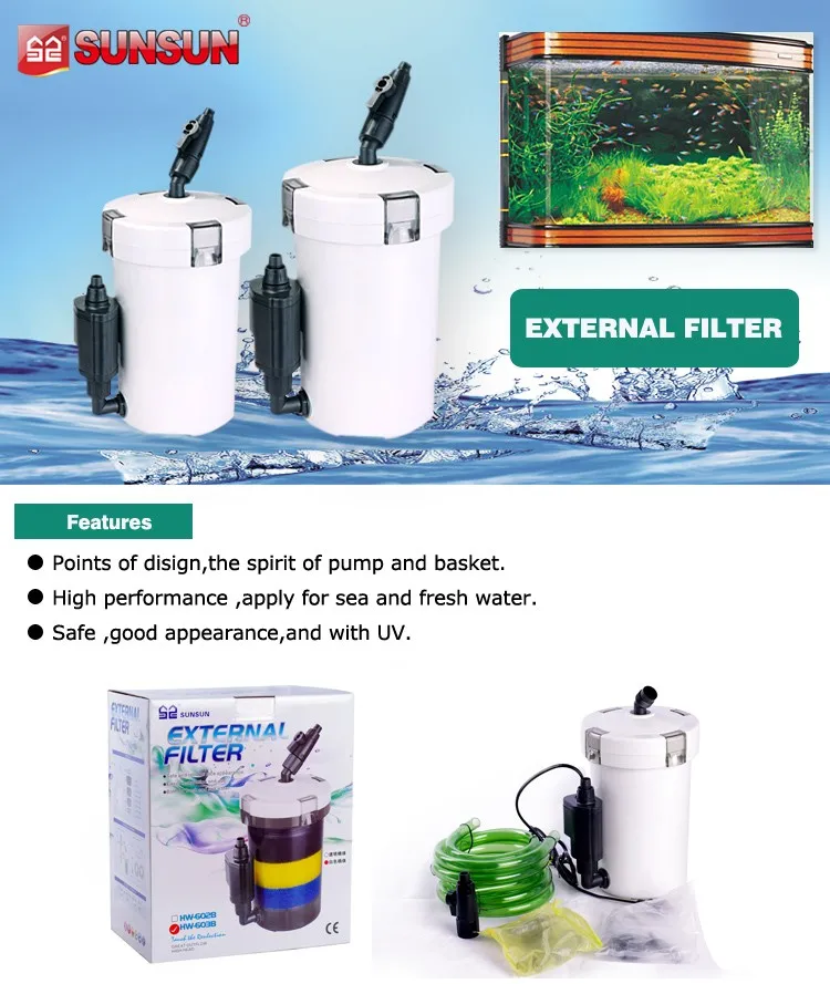 Sunsun Hw-603b Aquarium Canister Filter Sunsun - Buy Aquarium Canister ...