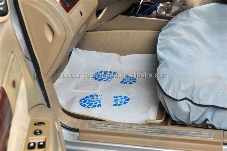 Disposable Custom Large Plastic Car Floor Mat Buy Plastic Car Floor