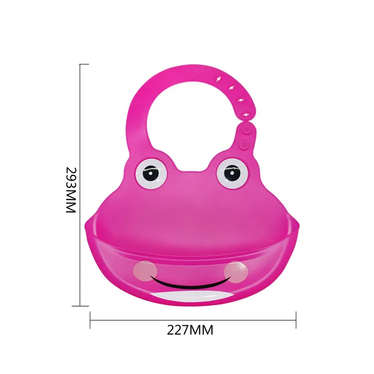 Frogs Cartoon Baby Bib
