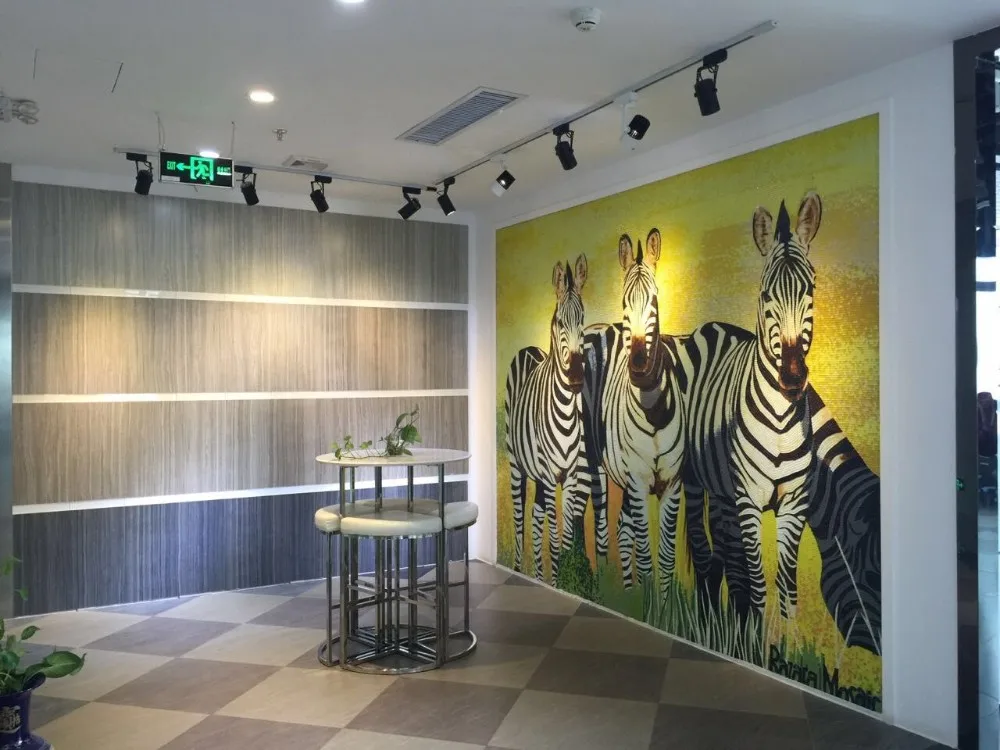 Old Boat Wood Mosaic With Insect Prevention Texture For House Decoration