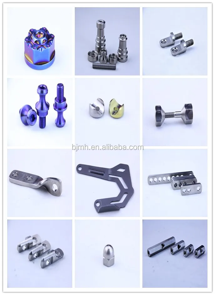 Customized Grade 5 M6 Titanium Concave Convex Balancer Brake Screw