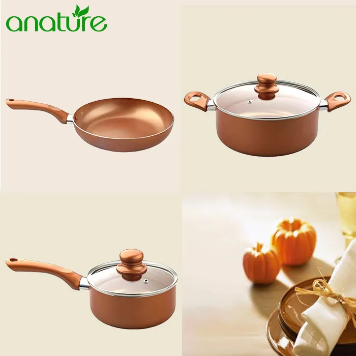 Korean Copper Premium Chefmate Cookware With Handle - Buy