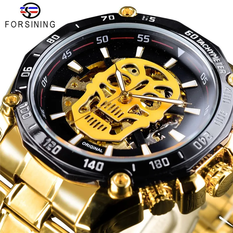 

Forsining waterproof men's fashion casual hollow mesh with automatic mechanical watches, Colourful