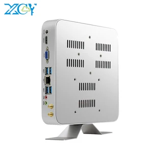 XCY mini pc procesadores intel Core i7 7500U 4K HTPC mini computer i7 VGA 300M WiFi Gigabit Ethernet 6*USB