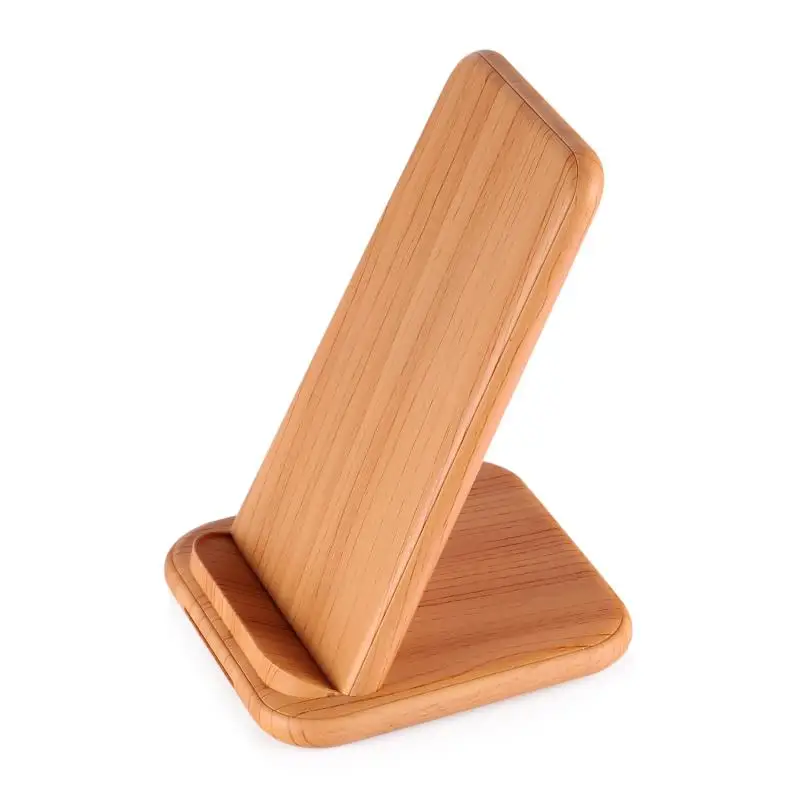 hot sales wooden wireless charger stand