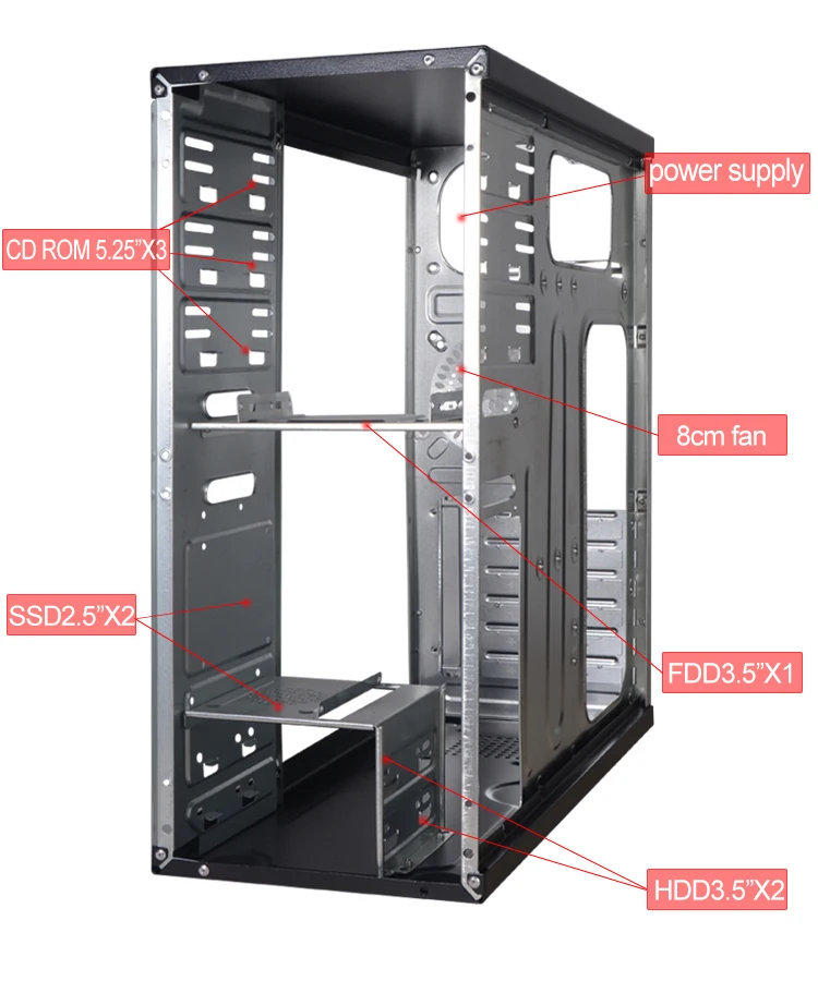 Table Pc Full Tower Plexiglass Panel Atx With Handle Btx Micro Computer Case Buy Atx Computer