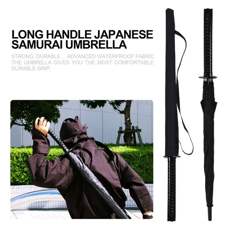 
Promotion 8k/16k/24k Japanese samurai sword long handle umbrella 
