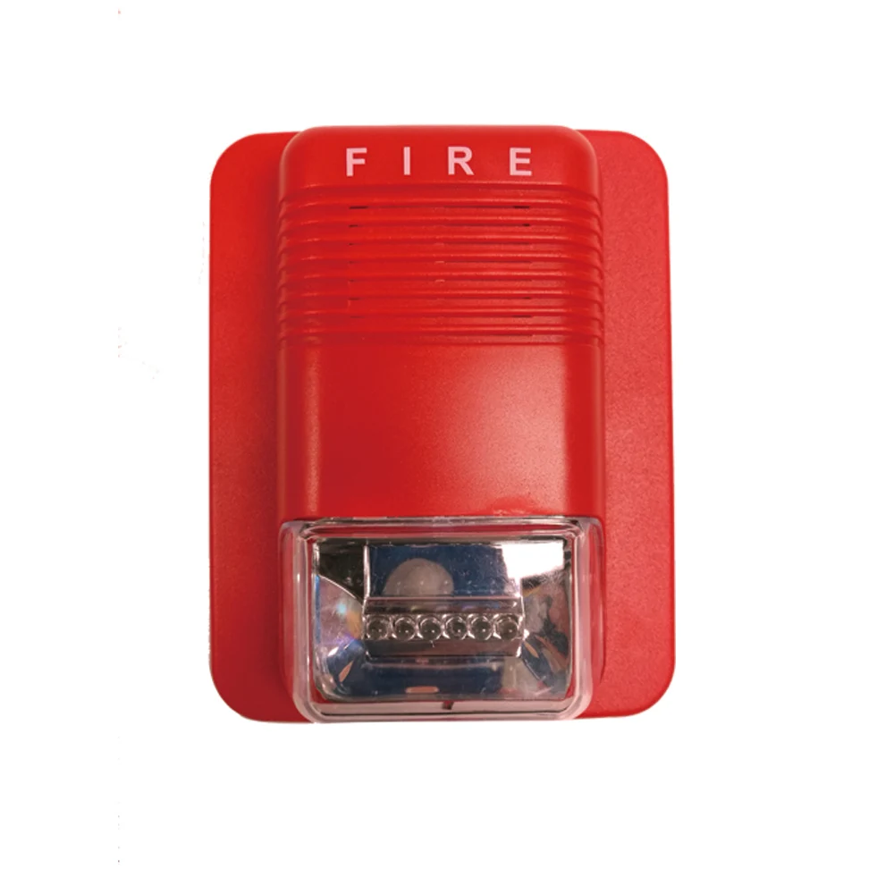 Orinsong Conventional Fire Alarm Strobe Siren With LED Light Flash Fire ...